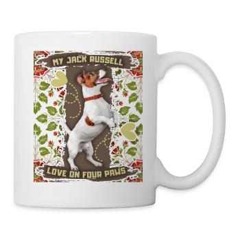 Jack Russell Terrier, Chien, Meilleur Ami - Mug blanc - blanc - Droite