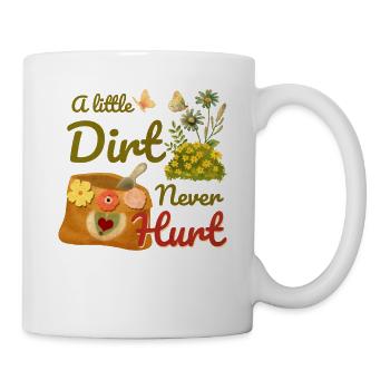 Jardiniers Jardiniers Jardinage Creuser une plante - Mug blanc - blanc - Droite