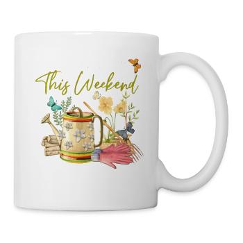 Jardiniers Jardiniers Jardinage Creuser une plante - Mug blanc - blanc - Droite