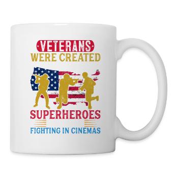American Veterans America USA Fight - Mug - white - Right
