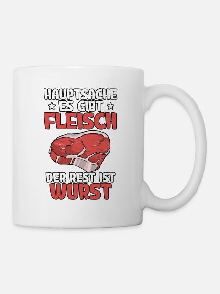 Fleischer Metzger - Tasse - Weiß