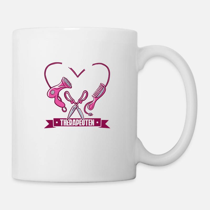 Friseurin - Tasse - Weiß