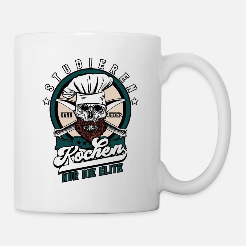 Studieren Kann Jeder Kochen Koch - Tasse - Weiß