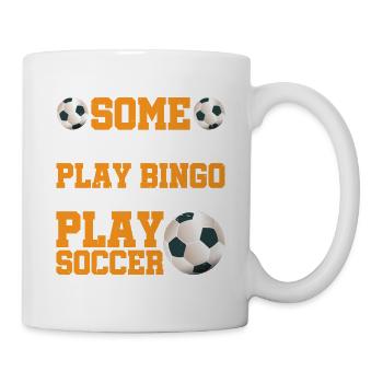 Grandpas Play Bingo Real Grandpas Play Soccer 2 - Tasse - Weiß - Rechts