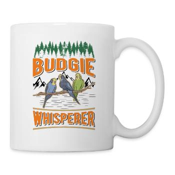 Perruche Budgerigar Whisperer Welli - Mug blanc - blanc - Droite