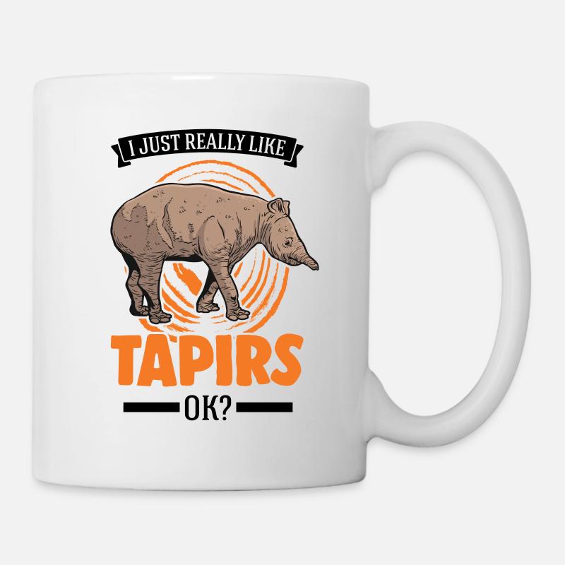 I just really like Tapirs - Tasse - Weiß