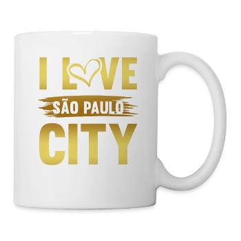 ich liebe São Paulo - Tasse - Weiß - Rechts