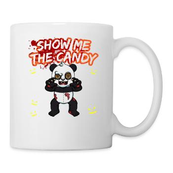 Montrez-moi le truc ou la friandise du costume d’Halloween - Mug blanc - blanc - Droite