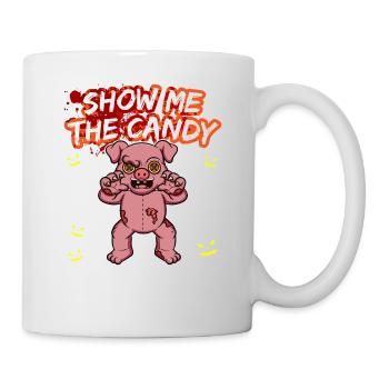 Show Me The Candy Halloween Costume Trick Or Treat - Mug - white - Right
