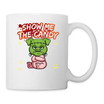 Show Me The Candy Halloween Costume Trick Or Treat - Mug - white - Right