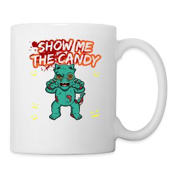 Show Me The Candy Halloween Costume Trick Or Treat - Mug - white - Right