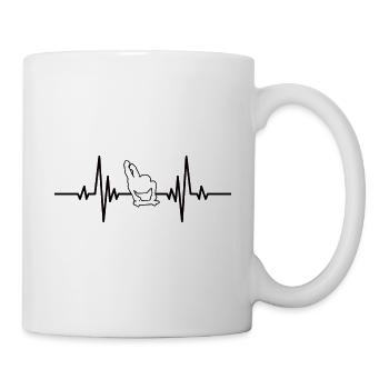 Toboggan Toboggan Dicton Sports d’hiver Toboggan - Mug blanc - blanc - Droite
