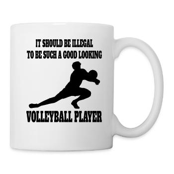 Volleyball Gift Volleyball Player Beach Volleyball - Mug - white - Right