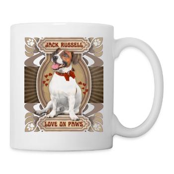 Jack Russell Terrier, Chien, Jack Russell Disant - Mug blanc - blanc - Droite