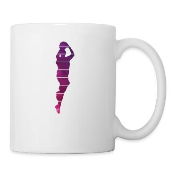 Joueur de basket-ball Ball Sports America USA - Mug blanc - blanc - Droite