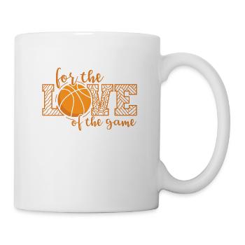 For the Love of the Game Basketball America - Mug - white - Right