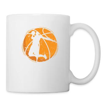Basketball Dunk Ballsport America USA - Mug - white - Right