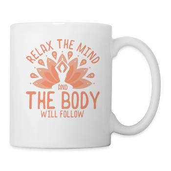 Reiki Symbol Reiki Meister Reiki Kristall Geschenk - Tasse - Weiß - Rechts
