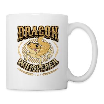 Bartdrache, Flüsterer, Reptilienliebhaber. - Tasse - Weiß - Rechts