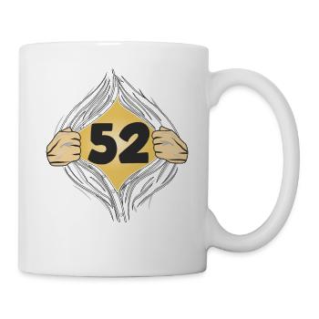 52 HEMD AUFZIEHEN - Tasse - Weiß - Rechts