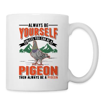 Pigeon Cadeau Pigeon Colombier Plus Chic Pigeon Voyageur - Mug blanc - blanc - Droite