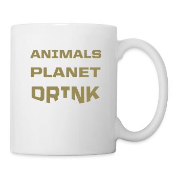 animal welfare environmental protection - Mug - white - Right