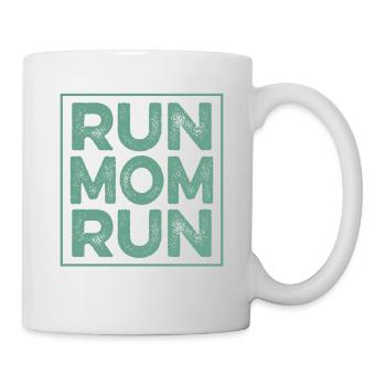 rennen mama mom - Tasse - Weiß - Rechts