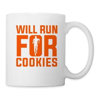 race for biscuits - Mug - white - Right