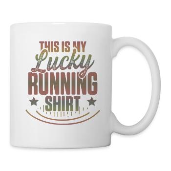 course de chemises chanceuses - Mug blanc - blanc - Droite