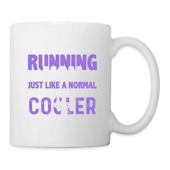 running mom mama - Tasse - Weiß - Rechts