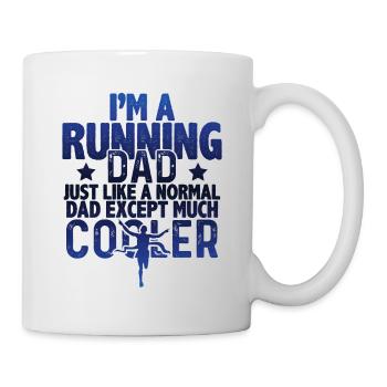 courir papa papa - Mug blanc - blanc - Droite