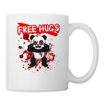 Câlins gratuits Sarcasme d’Halloween Effrayant Effrayant Costume Effrayant - Mug blanc - blanc - Droite