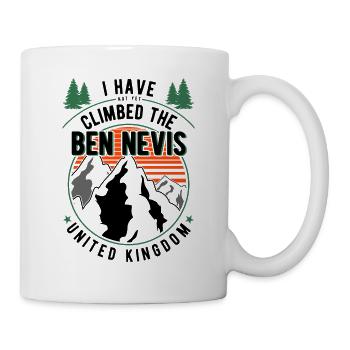 Wanderer - Kletterer Wandern Ben Nevis - Tasse - Weiß - Rechts