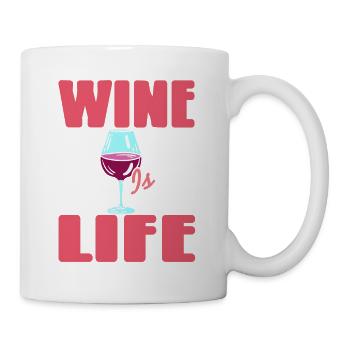 Wine Is Life - Mug - white - Right