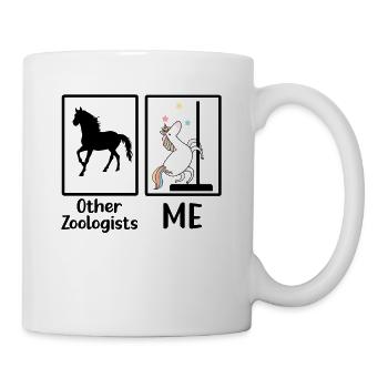 Zoologist Mythical Unicorn Zoo Animals Zoology - Mug - white - Right