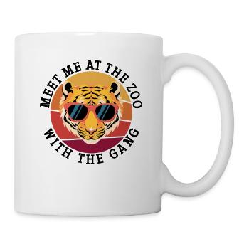 Zoowärter Tierpflege Zoowärter Wildtiere Natur - Tasse - Weiß - Rechts