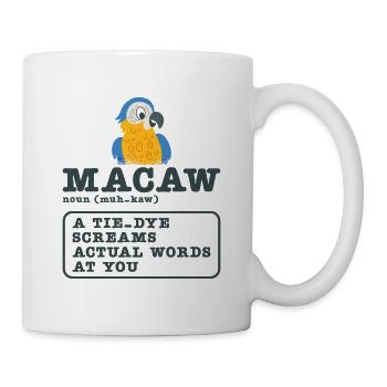 Macaw Parrot Bird Zoo Animal Birdwatcher Pet - Mug - white - Right