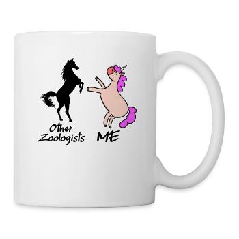 Zoologist Mythical Unicorn Zoo Animals Zoology - Mug - white - Right