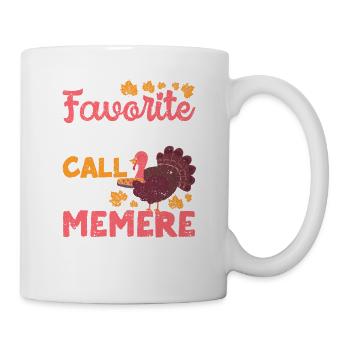 Funny Thanksgiving Turkey My Favorite People - Mug - white - Right