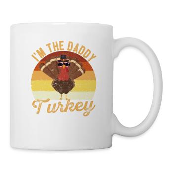 Je suis la famille Daddy Turkey Funny Matching - Mug blanc - blanc - Droite
