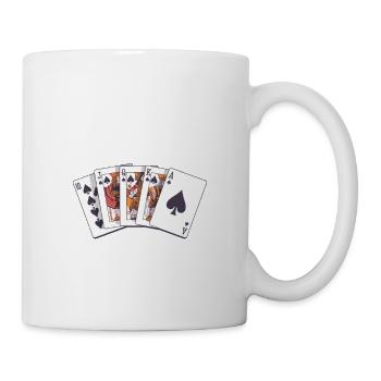 Poker Skills Loading Casino Cards - Mug - white - Right