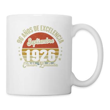 96 Ans D'excellence Septembre 1926 Édition Limitée - Mug blanc - blanc - Droite