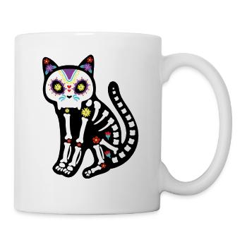 Cat Mexican Halloween - Mug - white - Right