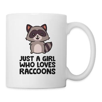 Just a Girl Who Loves Raccoons - Mug - white - Right
