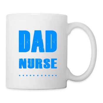 Je suis père et infirmier - Mug blanc - blanc - Droite