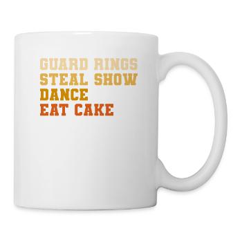 Guard Rings Steal Show Dance Eat Cake Ring Bearer - Mug - white - Right