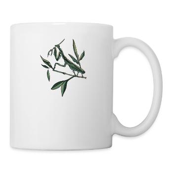 Praying Mantis I Mantis Insect Motif - Mug - white - Right