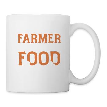 kein farmer kein essen - Tasse - Weiß - Rechts
