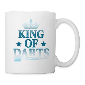 king of darts - Tasse - Weiß - Rechts