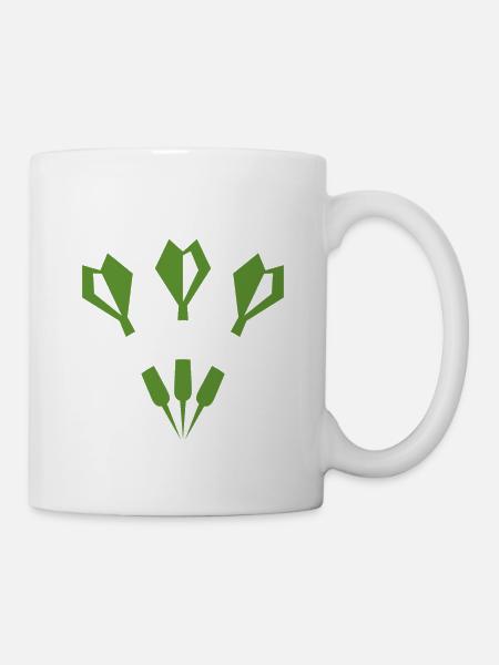 dart player - Tasse - Weiß